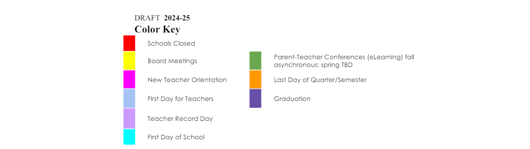 District School Academic Calendar Key for Lasalle Intermediate Academy