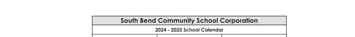 District School Academic Calendar for Bendix School