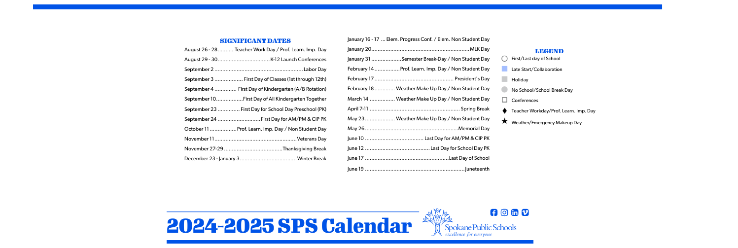 District School Academic Calendar Key for Indian Trail Elementary