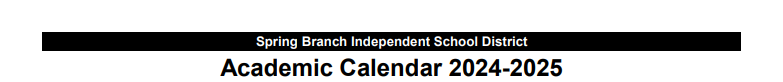 District School Academic Calendar for Housman Elementary