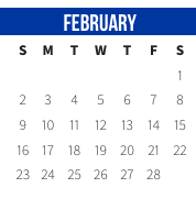 District School Academic Calendar for Operation Jumpstart Alternative School for February 2025