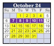 District School Academic Calendar for Hazelton Elementary for October 2024