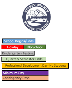 District School Academic Calendar Legend for Hillside Elementary School