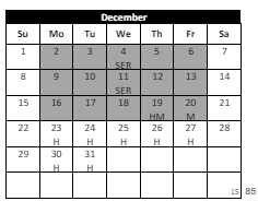 District School Academic Calendar for Temecula Luiseno Elementary for December 2024