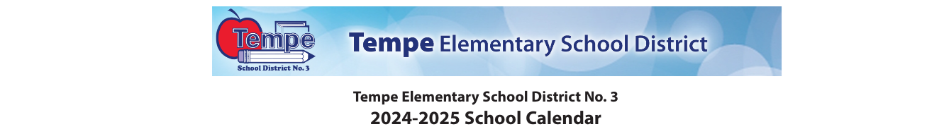 District School Academic Calendar for Intervention Learning Program