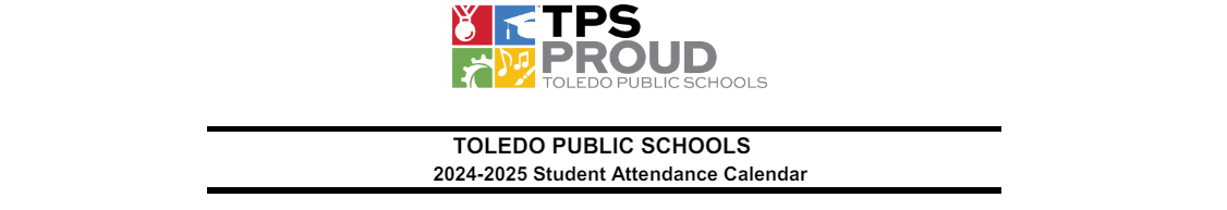 District School Academic Calendar for Toledo Early College High School