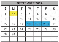 District School Academic Calendar for Fort Lowell Elementary School for September 2024