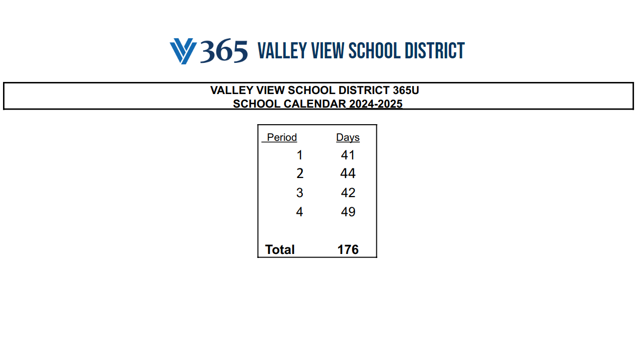 District School Academic Calendar Key for Skoff Elementary