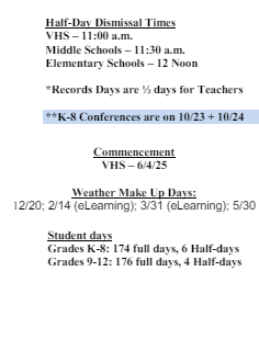 District School Academic Calendar Legend for Flint Lake Elementary Sch
