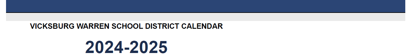 District School Academic Calendar for Center For Alternative Programs