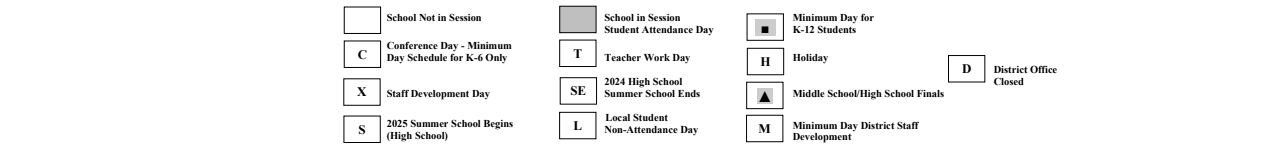 District School Academic Calendar Key for River Bend (oh)