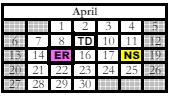 District School Academic Calendar for Wilkerson Elementary School for April 2025