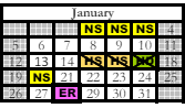 District School Academic Calendar for Wilkerson Elementary School for January 2025