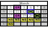 District School Academic Calendar for Wilkerson Elementary School for March 2025
