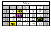 District School Academic Calendar for Wilkerson Elementary School for May 2025