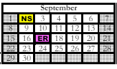 District School Academic Calendar for Wilkerson Elementary School for September 2024