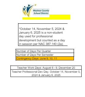 District School Academic Calendar Legend for Echo Loder Elementary School