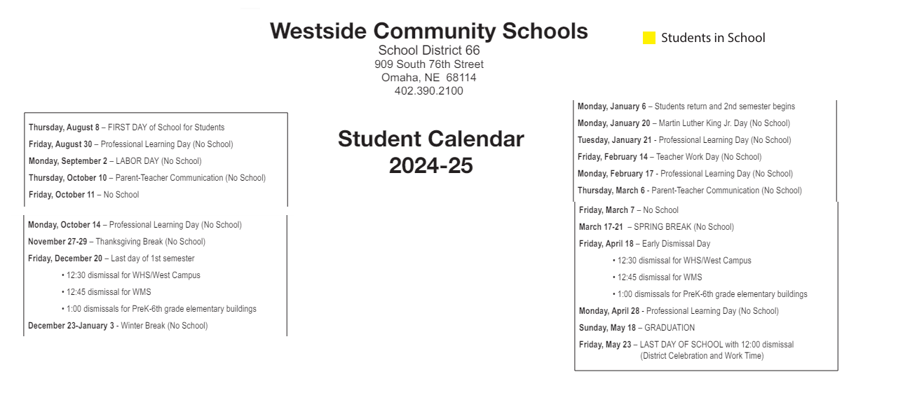 District School Academic Calendar Key for Sunset Hills Elementary School