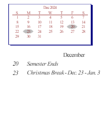 District School Academic Calendar for Meadowview Elementary Sch for December 2024