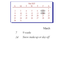 District School Academic Calendar for Meadowview Elementary Sch for March 2025