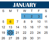 District School Academic Calendar for Jefferson Elementary for January 2025