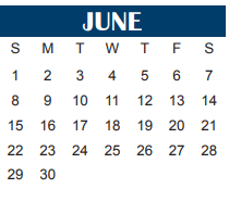 District School Academic Calendar for Hirschi High School for June 2025