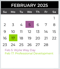 District School Academic Calendar for Birmingham Elementary for February 2025