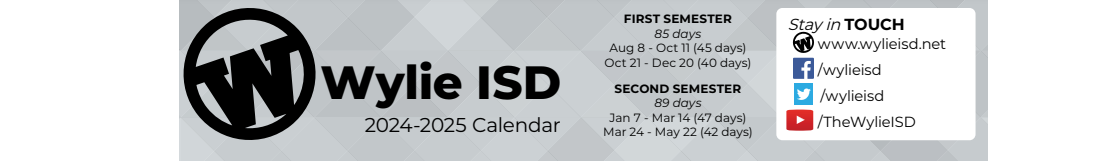 District School Academic Calendar for Burnett Junior High School