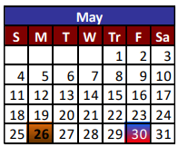 District School Academic Calendar for Del Norte Heights Elementary for May 2025