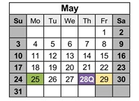 District School Academic Calendar for Pleasant Hill Elementary School for May 2026