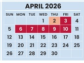 District School Academic Calendar for Africentric Elementary School for April 2026