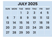 District School Academic Calendar for Africentric Elementary School for July 2025