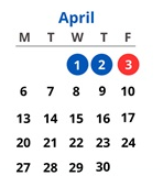 District School Academic Calendar for Horace Mann Montessori Elementary School for April 2026