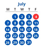 District School Academic Calendar for Horace Mann Montessori Elementary School for July 2025