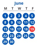 District School Academic Calendar for Horace Mann Montessori Elementary School for June 2026