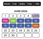 District School Academic Calendar for Carleton Elementary School for June 2026