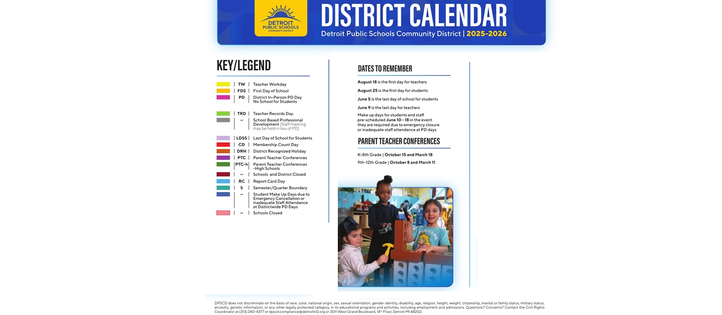 District School Academic Calendar Key for Carleton Elementary School