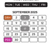 District School Academic Calendar for Carleton Elementary School for September 2025