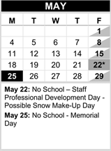 District School Academic Calendar for Beverly Elementary for May 2026