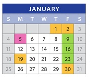 District School Academic Calendar for Childhaven for January 2026