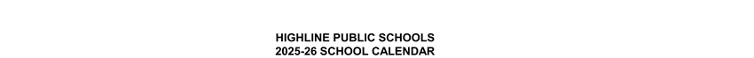 District School Academic Calendar for Ancillary
