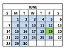 District School Academic Calendar for Edward White Middle School for June 2026