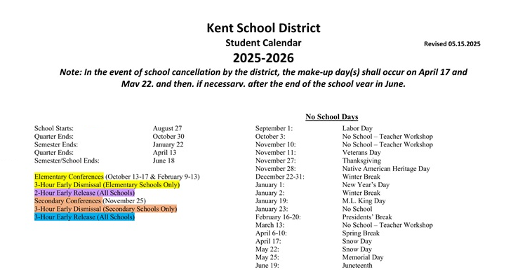 District School Academic Calendar Key for Carriage Crest Elementary School