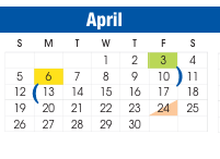 District School Academic Calendar for Bowie Elementary for April 2026