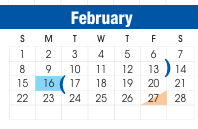 District School Academic Calendar for Bowie Elementary for February 2026