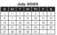 District School Academic Calendar for Assata for July 2025