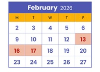 District School Academic Calendar for Minneapolis On Line Learning for February 2026