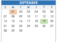 District School Academic Calendar for Pintlala Elementary School for September 2025