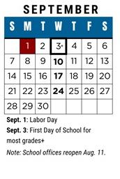 District School Academic Calendar for Canyon Park Jr High for September 2025