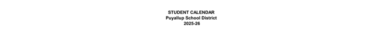District School Academic Calendar for Quest